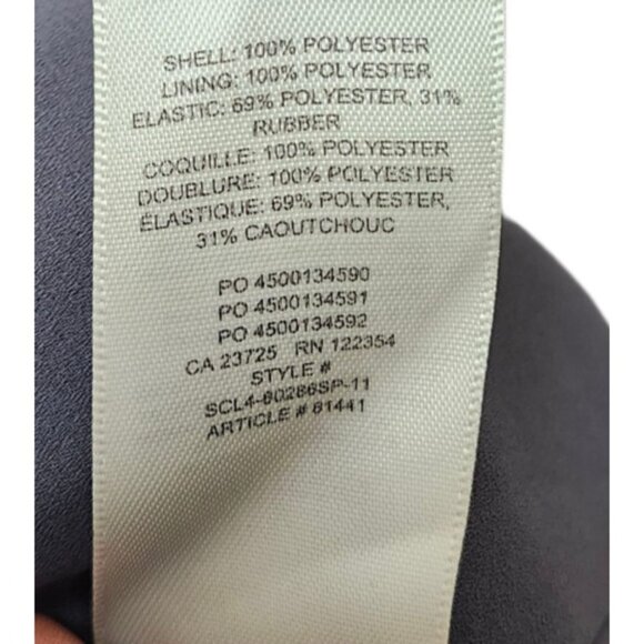 Aritzia Wilfred Tempest Mini Dress Sizes L Print Smocked Square Neck Stretch - Picture 5 of 9